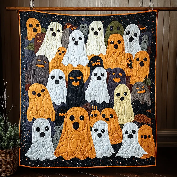 Wicked Witch Quilted Blanket Ghostly Halloween Gathering Merch Halloween Hostess Gifts